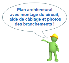 Installation et montage du câblage et branchement d'un va et vient Installation et montage du câblage et branchement d'un va et vient