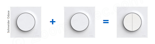 Interrupteur double, double interrupteur ou double allumage Interrupteur double, double interrupteur ou double allumage