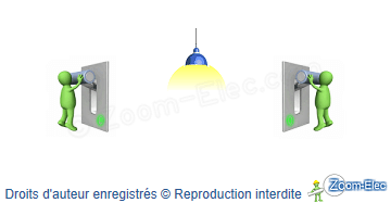 Interrupteur va-et-vient témoin Interrupteur va-et-vient témoin