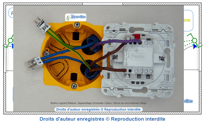 Raccordement d'inter va et vient Raccordement d'inter va et vient