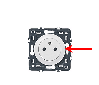 Position de la phase sur une prise - vue de face (étape 1) Position de la phase sur une prise - vue de face (étape 1)